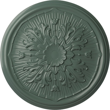 Luton Ceiling Medallion (Fits Canopies Up To 1 1/8), Hand-Painted Cloud Burst, 15 3/4OD X 5/8P